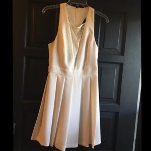 BCBG white cocktail dress